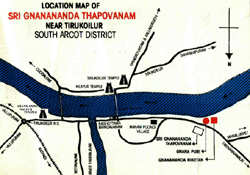 Tapovanam Diection Map